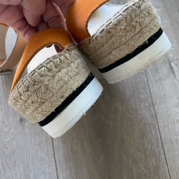 PRICE ⬇️ 
See by Chloe - Glyn Orange suede Espadrille Wedge - size 37 / 6.5 - Picture 5 of 10